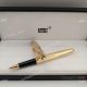 Replica Mont blanc Meisterstuck Stripped Barrel Rollerball Pen Yellow Gold (4)_th.jpg